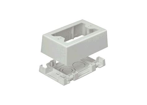 low profile surface mount outlet